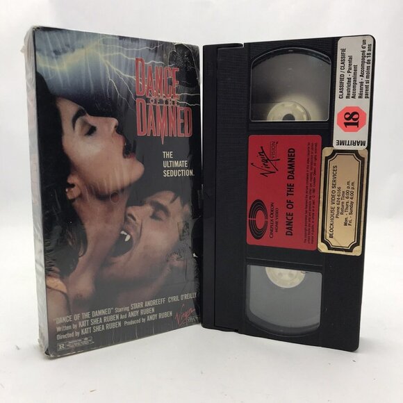 Dance of the Damned RARE HORROR 1989 VHS Tape , Subduction, Vampire Virgin